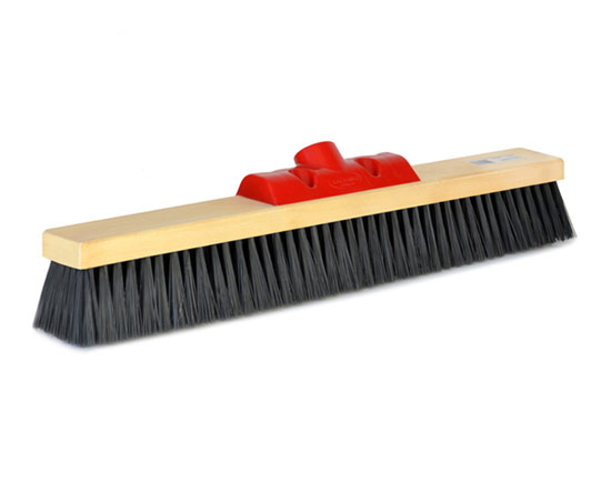 Barrendero Andén-CP 249-Base de madera de 60 cm con agarre plástico reforzado y filamento plástico de 0,5 mm